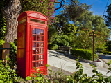 Red Telephone Box  Alameda Gardens  Gibraltar  Europe