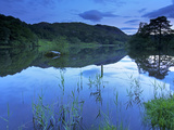 Sunset  Rydal Water  Lake District National Park  Cumbria  England  United Kingdom  Europe