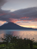 Toliman Volcano  Lago de Atitlan  Guatemala  Central America