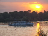 Cruise Boat  River Dnipro  Kiev  Ukraine  Europe
