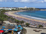 Playa de Las Cucharas  Costa Teguise  Lanzarote  Canary Islands  Spain  Atlantic  Europe