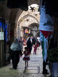 Ramadan Decorations in the Old City  Jerusalem  Israel  Middle East