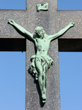 Crucifix  Vysehrad Cemetery  Prague  Czech Republic  Europe