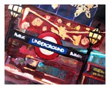 London Underground Winter before Christmas