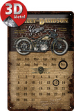 Harley-Davidson Brick Wall Kalender