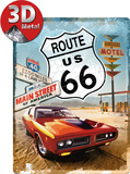 Route 66 Red Car