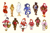 Goldilocks and three Bears Collage