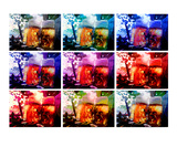 Warholic Remix Beergarden in Evening Sunlight