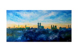 Munich Skyline at Dusk