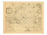 1773  Chart  West Indies  Atlantic Ocean