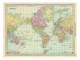 1913  World  World Map