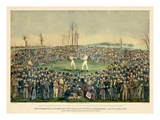 1860  Boxing Match International Contest Between Heenan and Sayers at Farnborough