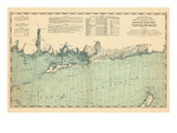 1893  United States Coast Survey - Niantic Bay to Rocky Point - Long Island Sound  Connecticut  Uni