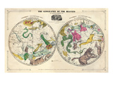 1835  Geography of the Heavens  Northern - Southern