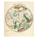 1835  Circumpolar Map Southern Constellations