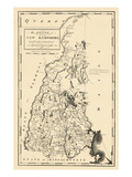 1794  New Hampshire State Map  New Hampshire  United States