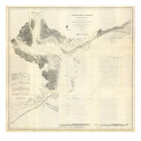 1866  Charleston Harbor Chart South Carolina  South Carolina  United States