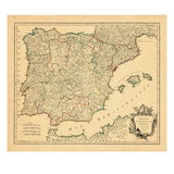 1750  Portugal  Spain