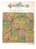 1915  Ringgold County Map  Iowa  United States