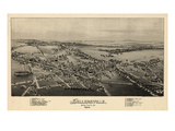 1894  Sellersville Bird's Eye View  Pennsylvania  United States