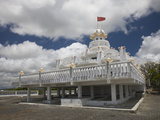 Facade of a Hindu Temple  Sagar Shiv Mandir  Poste De Flacq  Mauritius