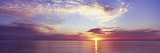 Sunset over the Ocean  Gulf of Mexico  Florida  USA