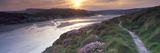 River Flowing at Sunset  Porth  Newquay  Cornwall  England