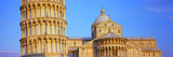 Tower with a Cathedral  Pisa Cathedral  Leaning Tower of Pisa  Piazza Dei Miracoli  Pisa  Tuscan