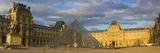Pyramid in Front of a Museum  Louvre Pyramid  Musee Du Louvre  Paris  Ile-De-France  France