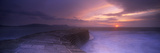 Sea at Dawn  the Cobb  Lyme Regis  Dorset  England