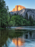 Half Dome Reflected in Merced River  Yosemite Valley  Yosemite National Park  California  USA