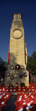 The Cenotaph and Wreaths  Whitehall  Westminster  London  England
