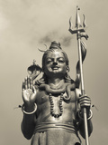 Statue of Lord Shiva the Hindu God  Eswarnath Shiv Jyothir Lingum Temple  Mauritius