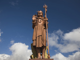 Statue of Lord Shiva the Hindu God  Eswarnath Shiv Jyothir Lingum Temple  Mauritius