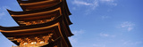 Low Angle View of a Temple  Miyajima  Itsukushima  Saeki District  Hiroshima Prefecture  Japan