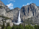 View of Yosemite Falls in Spring  Yosemite National Park  California  USA