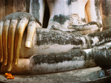 Giant Hand of Buddha Statue  Wat Si Chum  Sukhothai Historical Park  Sukhothai  Thailand