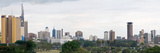 Skyline in a City  Nairobi  Kenya
