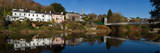 Riverside Houses and Daly's Bridge over the River Lee at the Mardyke Cork City  Ireland