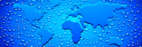 Water Drops Forming Continents