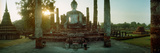 Statue of Buddha at Sunset  Sukhothai Historical Park  Sukhothai  Thailand