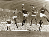Manchester United vs Arsenal  Football Match at Old Trafford  October 1967