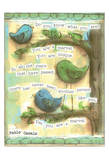 Birds Blue 3