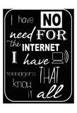 Teenagers Know It All