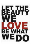 Let The Beauty With Red