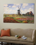 Tulip Fields with the Rijnsburg Windmill  1886