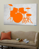 Orange Drum Set
