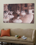 Ballet Rehearsal on the Stage  1874