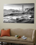 California  San Francisco  Golden Gate Bridge from Marshall Beach  USA