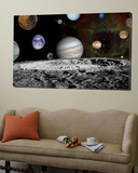 Montage of Images Taken by the Voyager Spacecraft